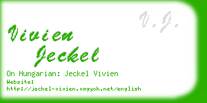 vivien jeckel business card